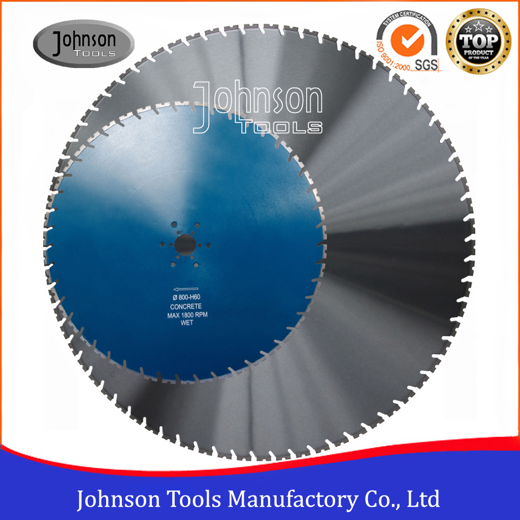 24"-64" Laser Welded Wall Saw Blades for Cutting Concrete Wall