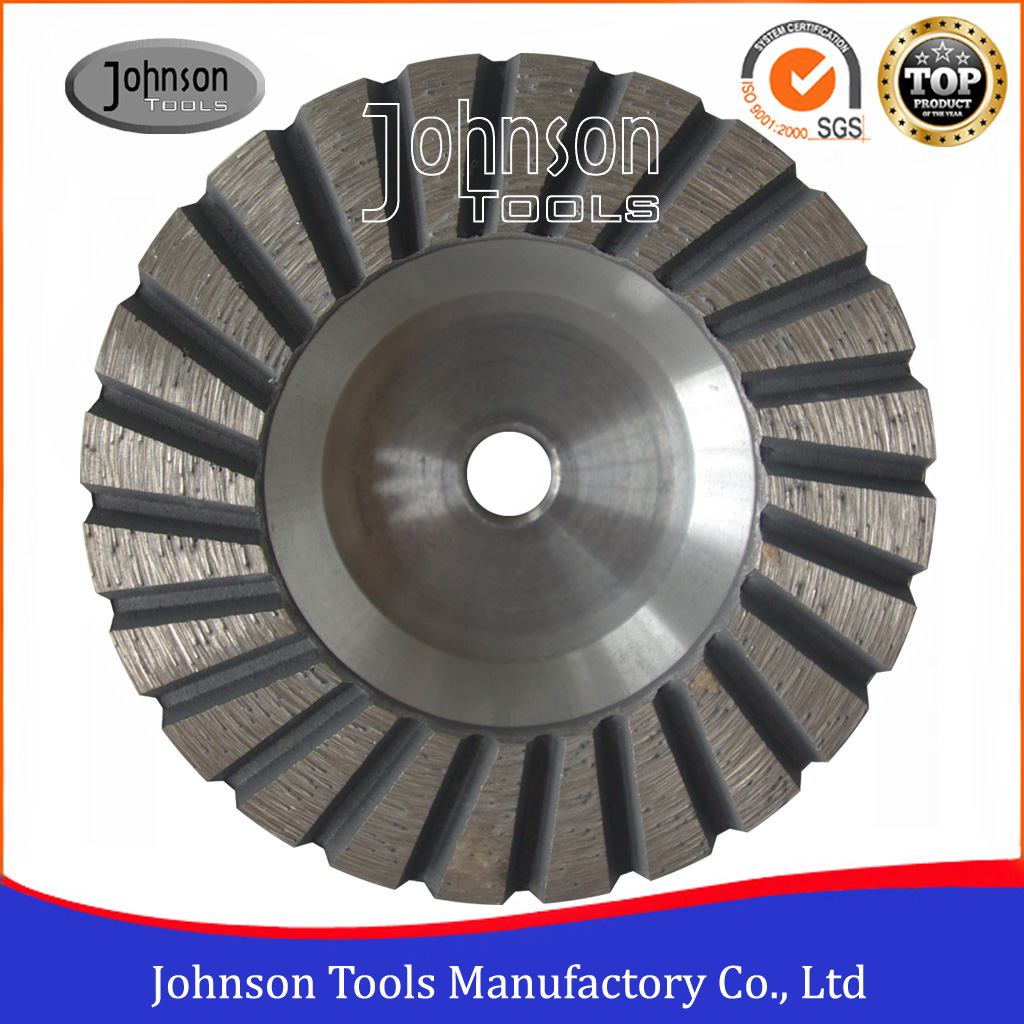 100mm Turbo Cup Wheel With Aluminium Core for Stone Grinding