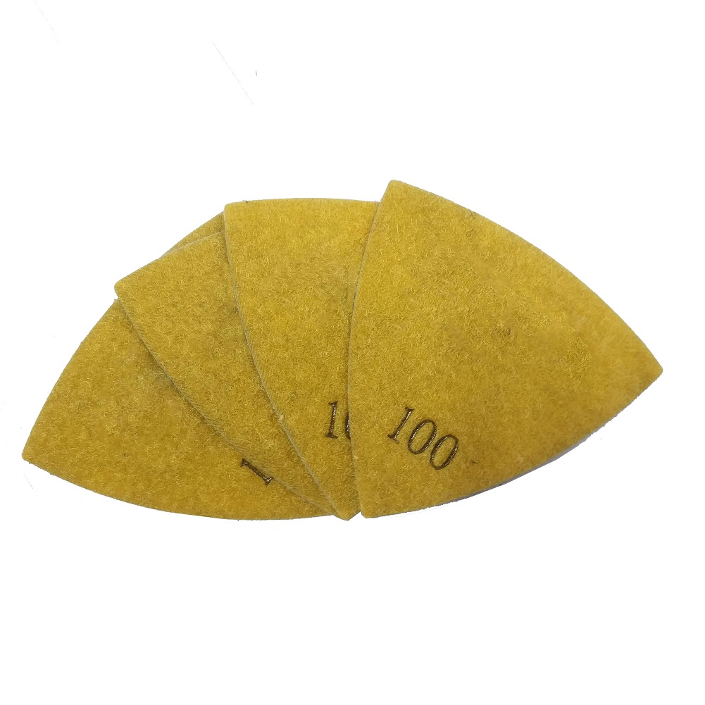 Triangle Electroplated Diamond Polishing Pads for Concrete Granite Marble
