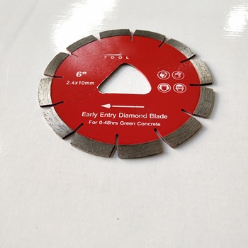 6 Inch Laser Welding Diamond Saw Blades Early Entry Green Aggregate Concrete Cutting Blade