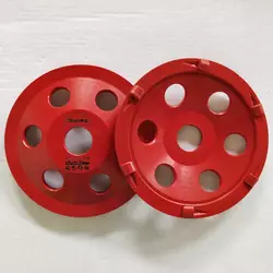 PCD Diamond Grinding Cup Wheel 125mm 5 Inch 6T for Epoxy Paint Removal.