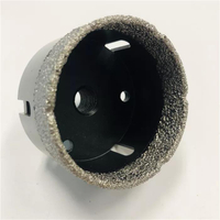 Vacuum Brazed M14 Thread 65mm Dry Core Drill Bits For Ceramic/Tile/Porcelain